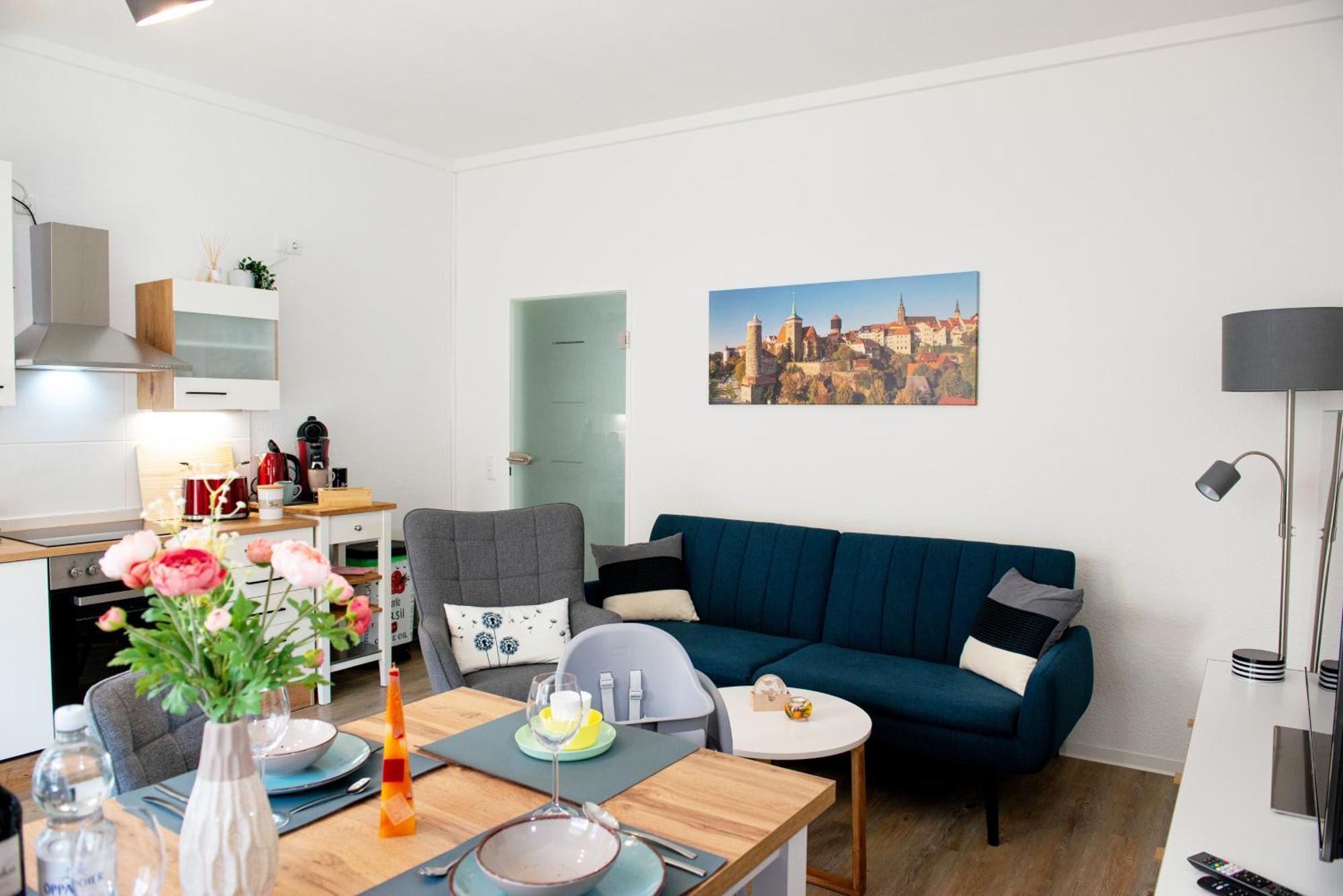 Savor 5 Personen 2 Schlafzimmer Babybett Netflix Balkon Zentrum Bautzen